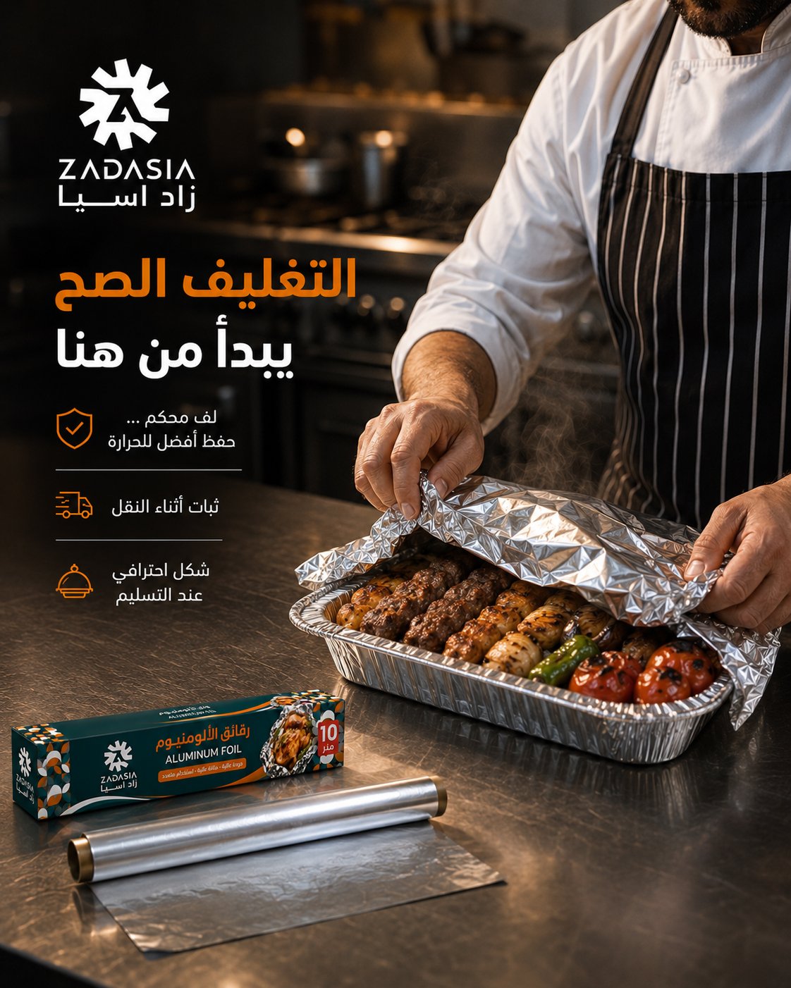 رول فويل ألومنيوم